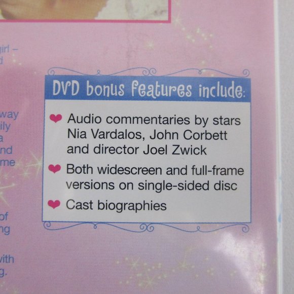 My Big Fat Greek Wedding DVD Nia Vardalos, John Corbett, Lane Kazan - Picture 4 of 5